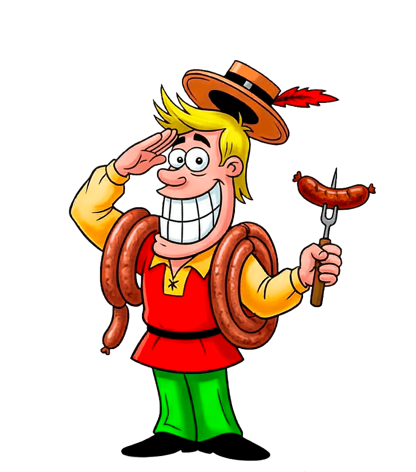 La mascotte des Gars de Saucisse