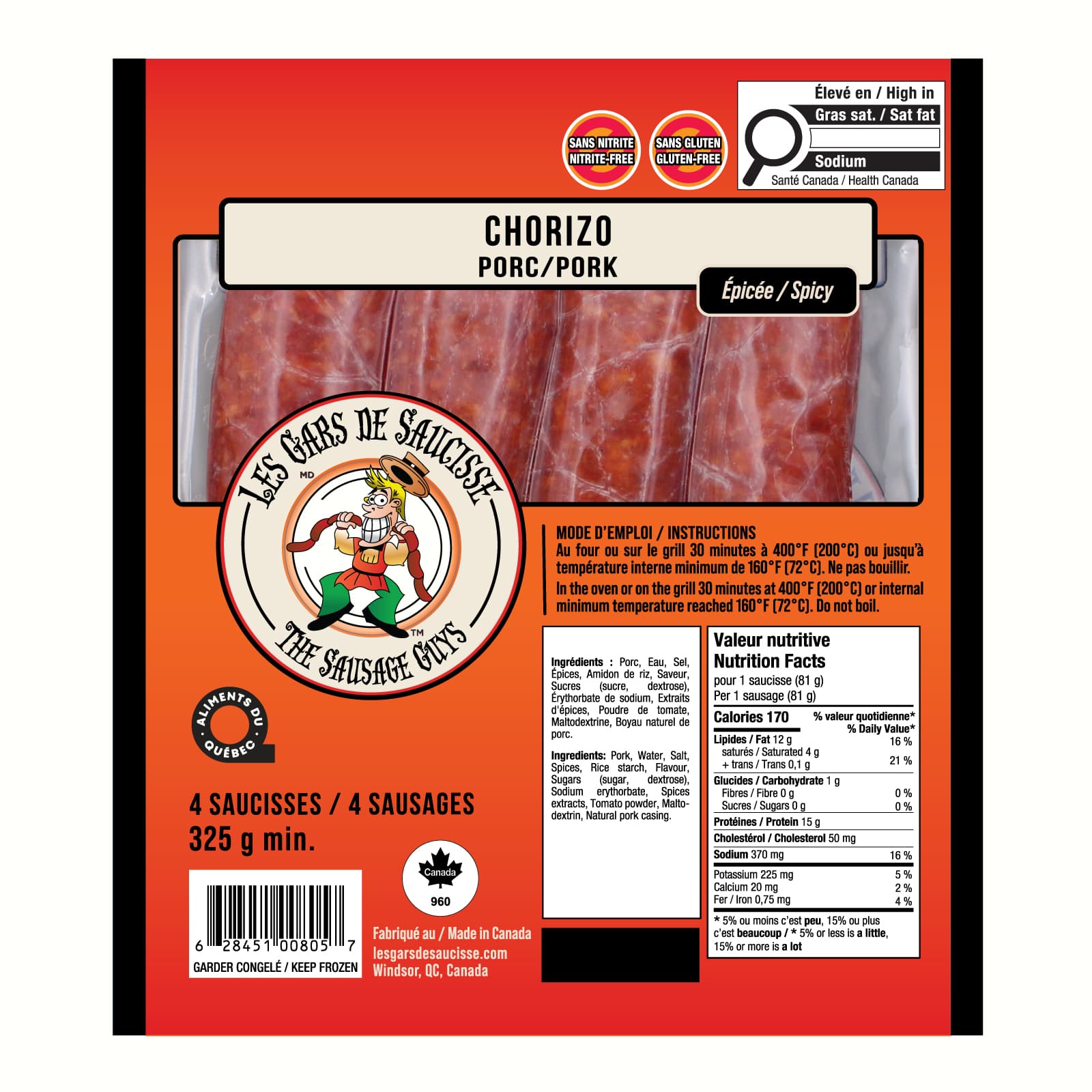 Emballage Chorizo
